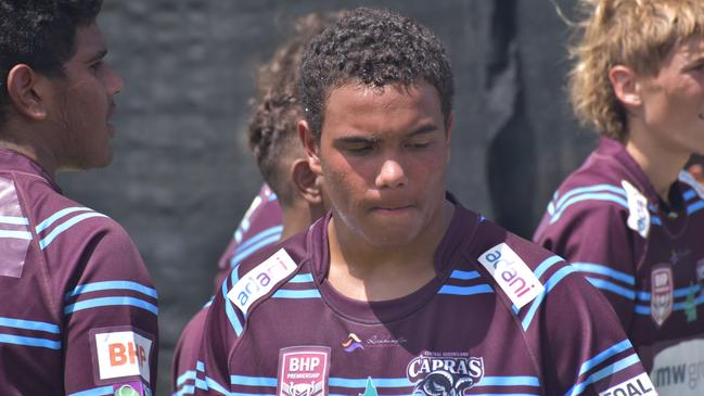 Warba Wangarunya Rugby League Carnival, under-15 boys, Black Magic versus DCYSI Barbarians, Saleyards Park, Rockhampton, January 19, 2024.