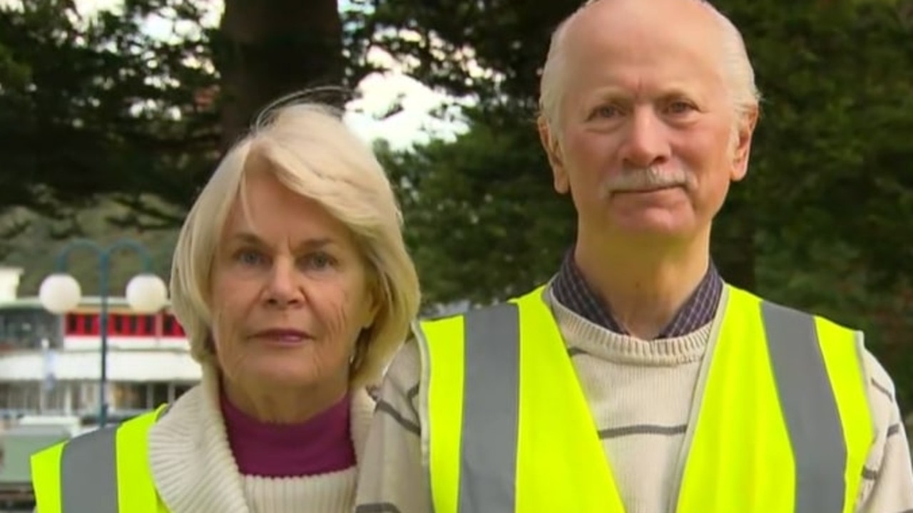 Elizabeth Malwood and Brendon Lansdowne and have lived in Manly for 17 years. Picture: Nine