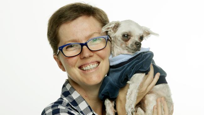 News Local Vet columnist Anne Fawcett with her dog Phil. Picture: John Appleyard