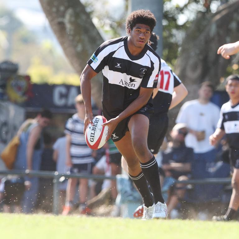 Manasa Vunibola. Action from the Under 16 Brisbane junior rugby league grand final between Brothers and Souths at Norman Park. Picture Lachie Millard