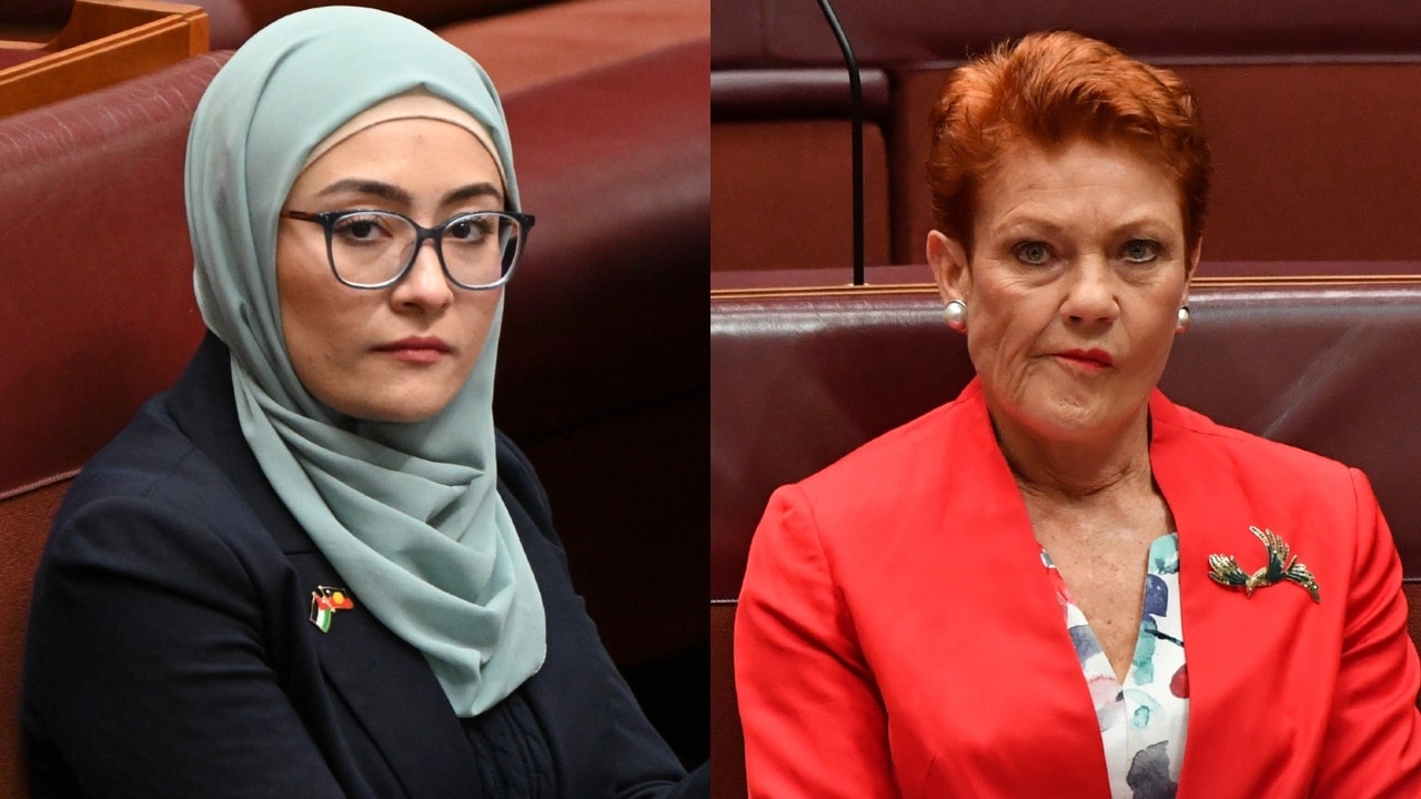 'The shame of the human race': Fatima Payman and Pauline Hanson hit each other in the Senate