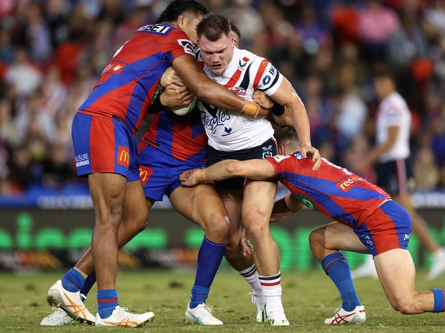 Angus Crichton is still weighing up his options for the future. Picture: Cameron Spencer/Getty Images