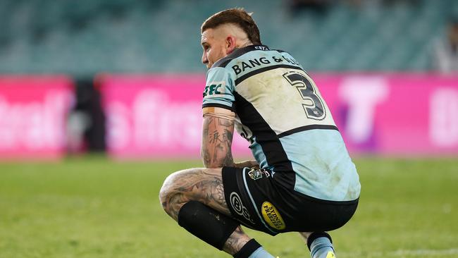 The Sharks centre believes he has a target on his back. (AAP Image/Steve Christo)