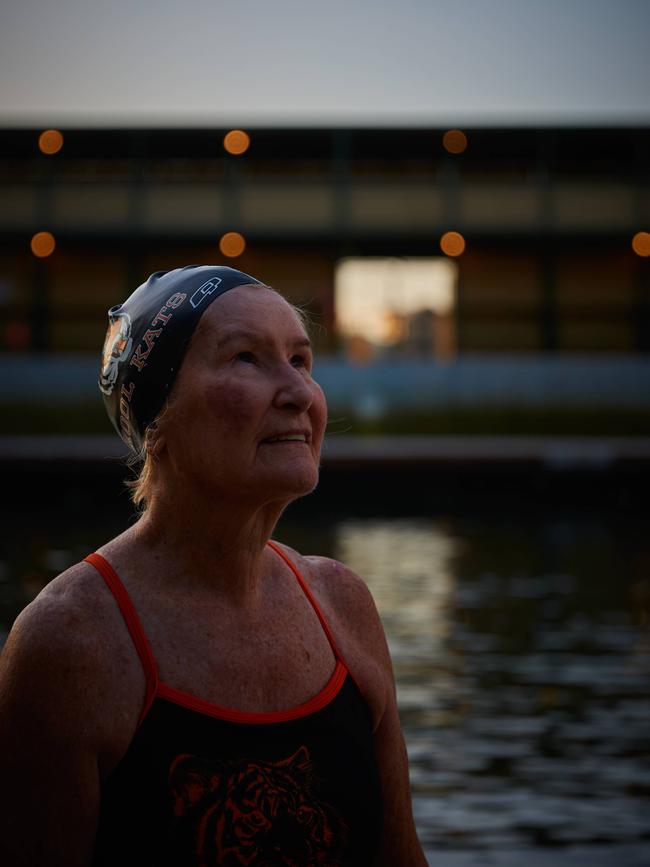 Pat McDonough at Dawn Fraser pool. Picture: Nick Cubbin