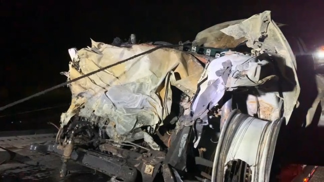 Horrifying scenes of the carnage left over in a Koumala fatal crash