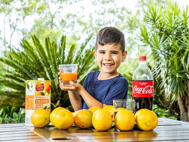 OJ or Coca-Cola? Changes to health star ratings might make it harder to decide which is better for you. Picture: Richard Walker