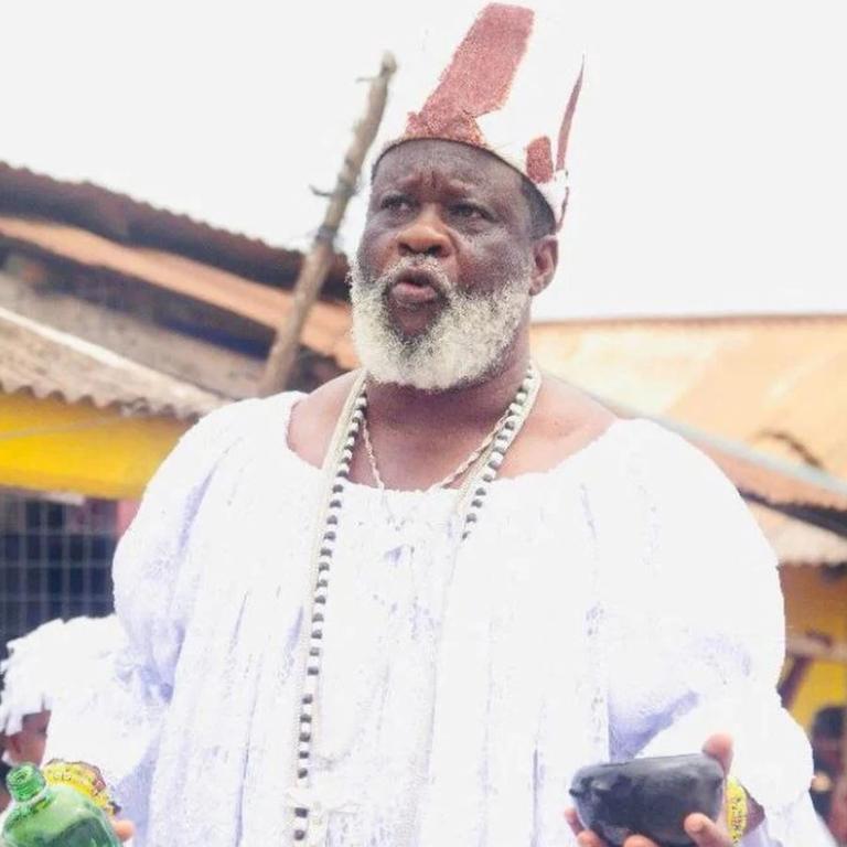 Nuumo Borketey Laweh Tsuru XXXIII, also known as Gborbu Wulomo, reportedly claimed the girl as his fifth wife when she was just 6-years-old. Picture: Handout