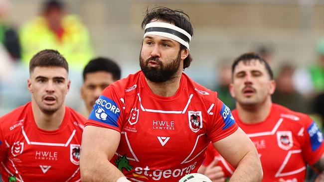 Aaron Woods will play his 250th NRL game this weekend. Picture: Mark Nolan/Getty Images