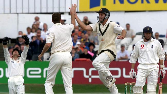 Glenn McGrath took the wicket of Michael Atherton 19 times.