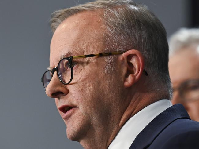 Anthony Albanese is failing to get on top of an explosion of anti-Semitism. Picture: Martin Ollman