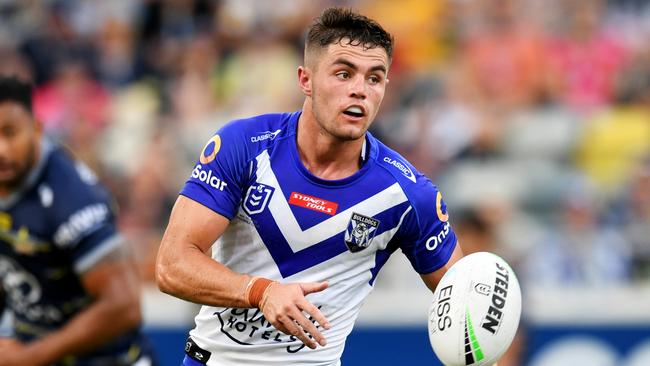 Kyle Flanagan. NRL; North Queensland Cowboys Vs Canterbury-Bankstown Bulldogs at Queensland Country Bank Stadium, Townsville. Picture: Alix Sweeney