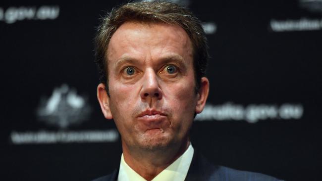 Federal Education Minister Dan Tehan asked operators to prioritise the children of essential workers, as well as vulnerable kids who could not be cared for safely at home. Picture: AAP