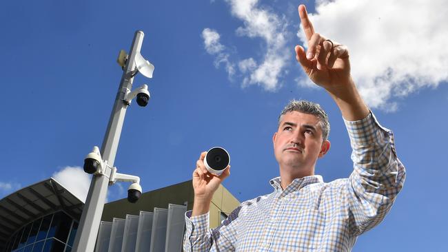 Councillor Hermann Vorster is frustrated with how few people have taken up the police's call to register private CCTV to help with fighting crime. Picture: John Gass