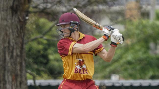 Xavier Bateman whips one away for North Balwyn. Picture: Valeriu Campan