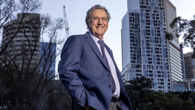 ASIC chairman Joe Longo in Melbourne’s Treasury Gardens: ‘Of course we are going to litigate.’ Picture: David Geraghty