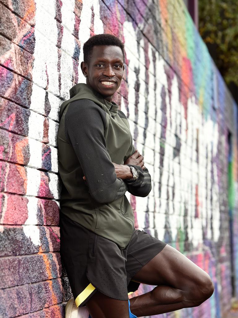 Peter Bol has become one of the stars of the Australian athletics team.