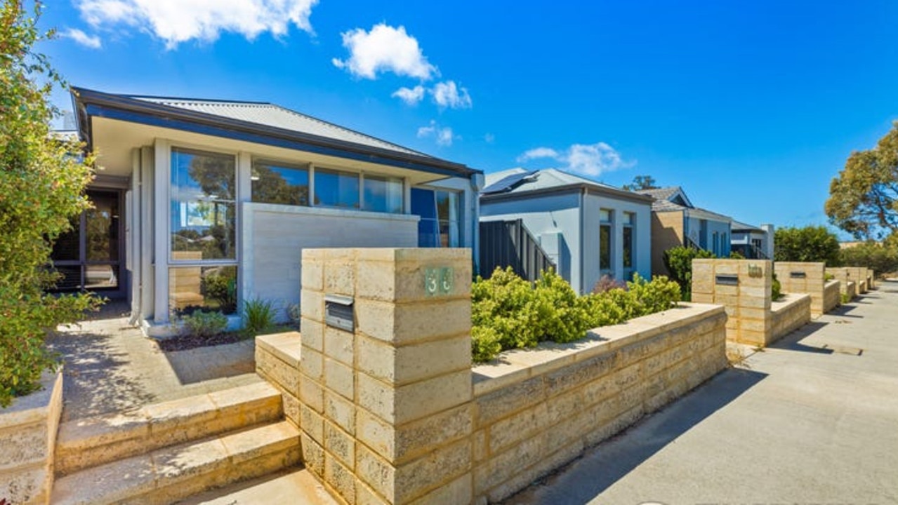 This three-bedroom house at 38 Greenside Dr, Yanchep, is on the market for between $575,000 and $600,000.