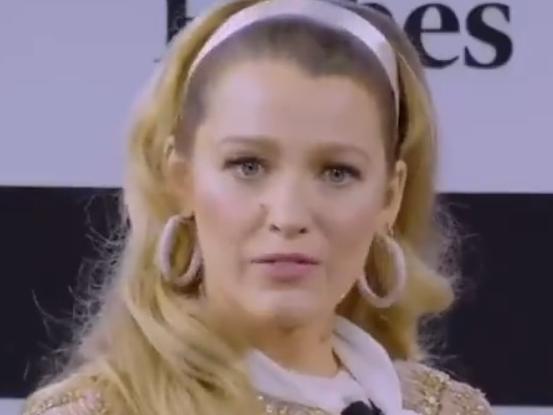 A video of Blake Lively admitting directors have "resented" her in the past has resurfaced and sparked backlash. Picture: Twitter.