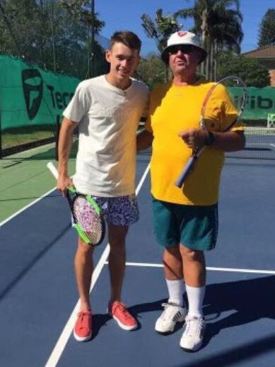 Alex de Minaur and Graeme Wardrop.