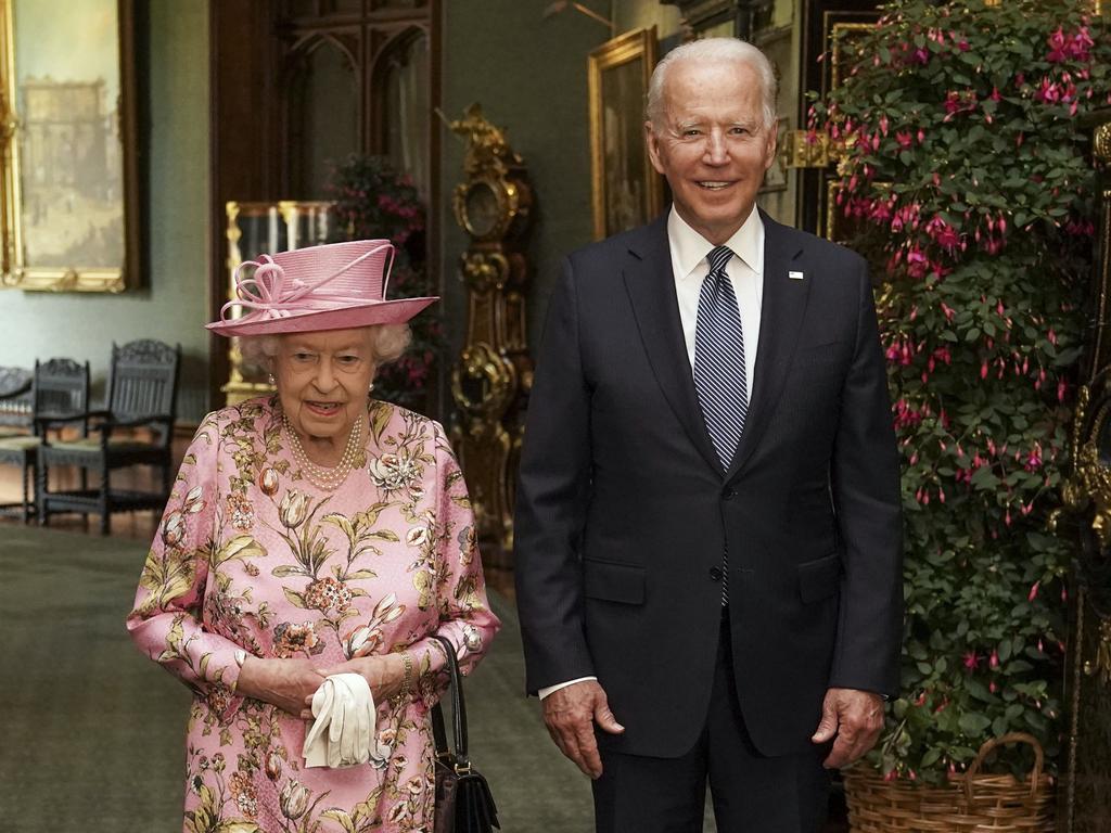 The Queen met with US President Joe Biden in 2021.