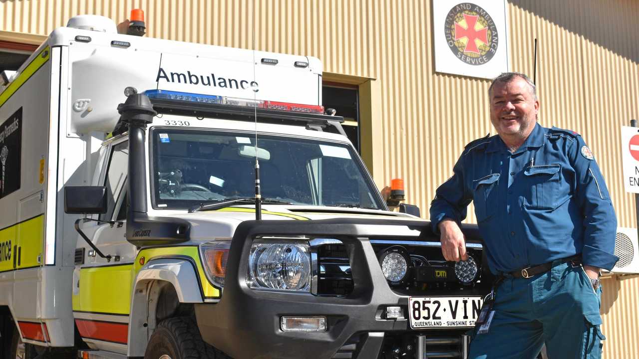 JOB LOVER: Karl Radford, of Roma,  has been recognised as the   Queensland Ambulance Service's South West Paramedic of the Year. Picture: Ellen Ransley