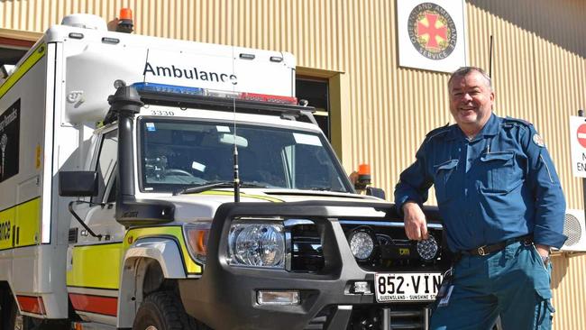 JOB LOVER: Karl Radford, of Roma,  has been recognised as the   Queensland Ambulance Service's South West Paramedic of the Year. Picture: Ellen Ransley