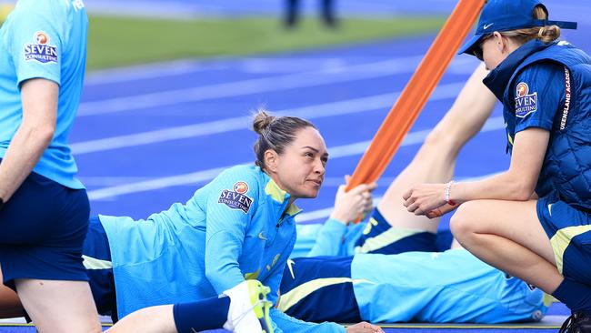 Kyah Simon didn’t play a minute for the Matildas at last year’s World Cup after being a surprise inclusion. Picture: Adam Head