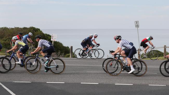 Every which way on Beach Rd. Picture: David Crosling