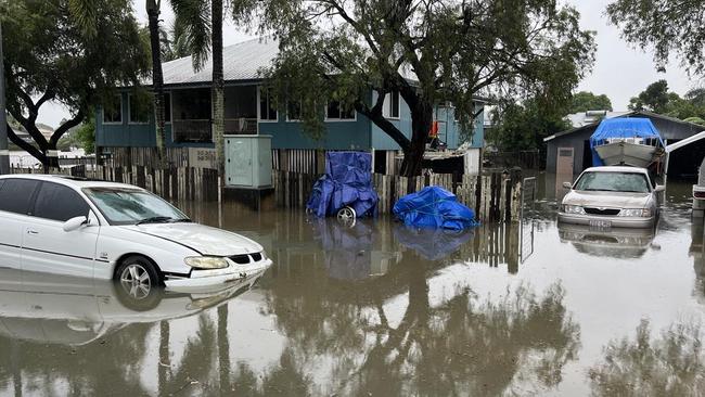 Flooding around Ingham, North Queensland on Monday, February 3, 2025. Photo: Cameron Bates