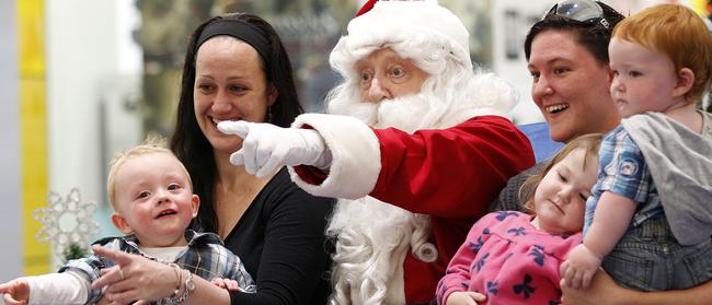 Santa will put smiles on kids’ faces at Northland every day until Christmas Eve.