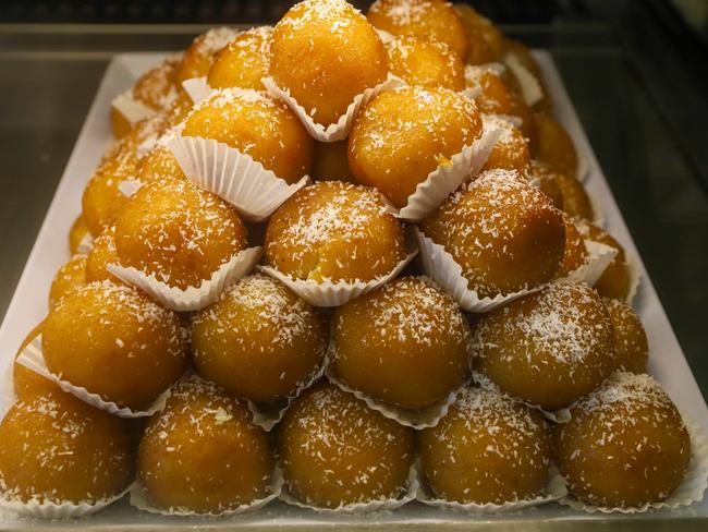 One of the fried Indian sweets. Picture: Jenifer Jagielski