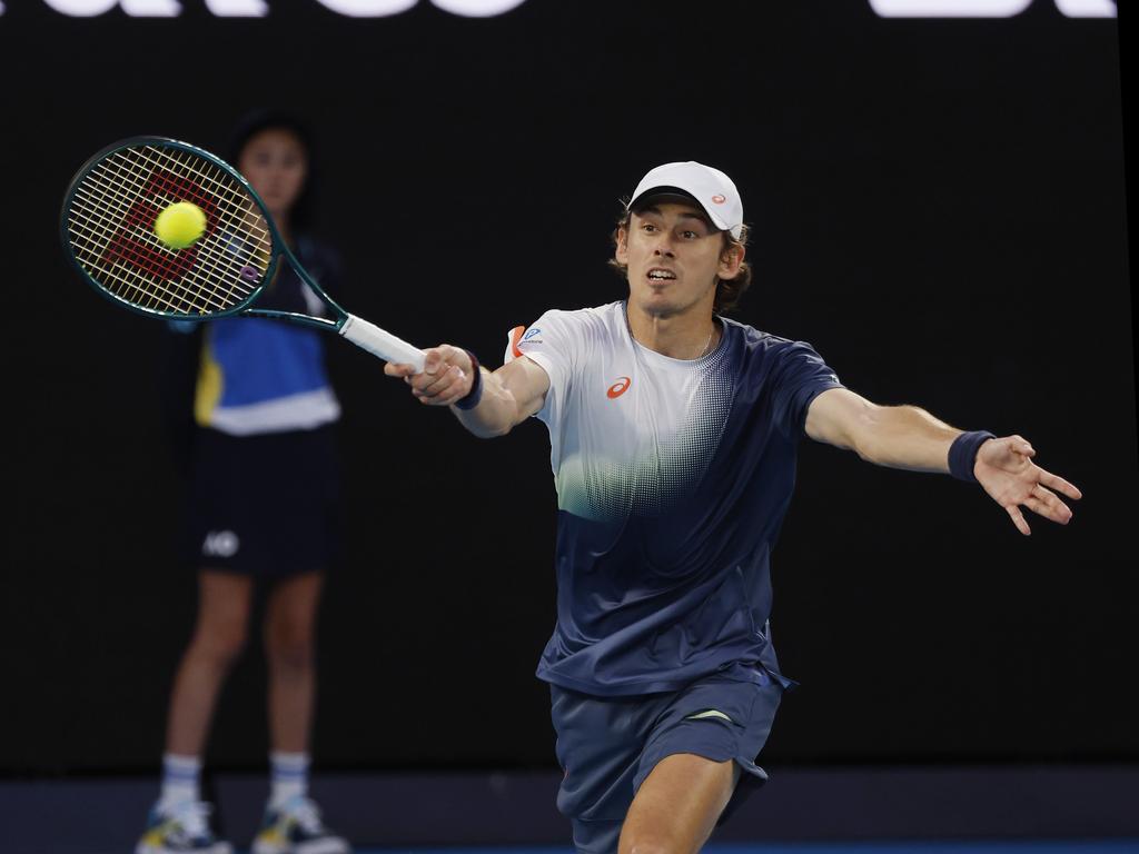 Alex de Minaur is on a collision course with world No.1 Jannik Sinner. Picture: Michael Klein