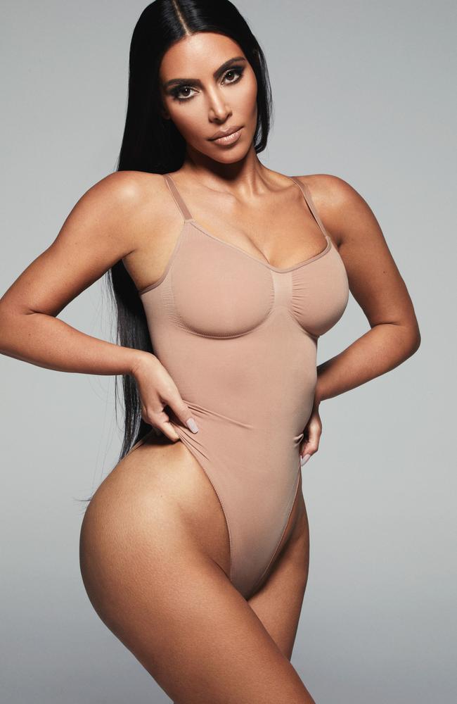 Kim Kardashian’s solutionwear brand SKIMS is launching into David Jones. Picture: SKIMS