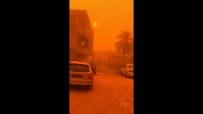 Dust storm turns sky apocalyptic red | news.com.au — Australia’s ...