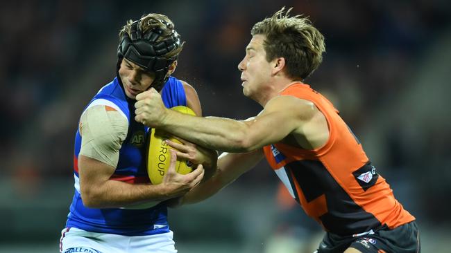 Toby Greene was reported for striking Caleb Daniel.