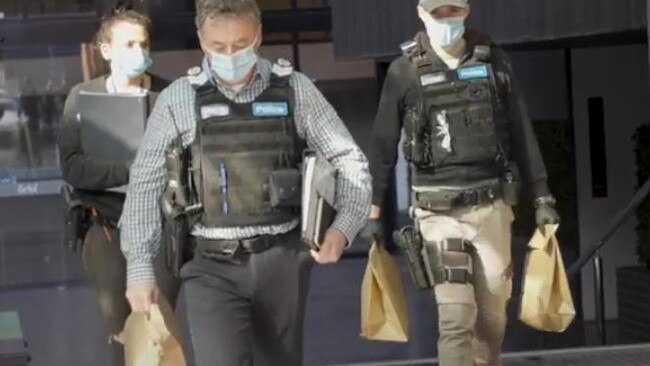 Video grabs from Victoria Police
