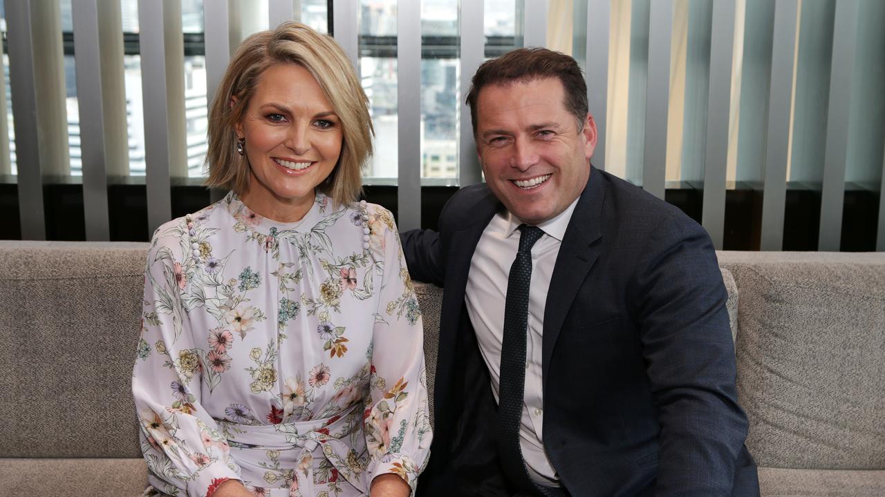 Happier time: Georgie Gardner joined Karl Stefanovic on the couch after Lisa Wilkinson’s 2017 departure. Picture Julie Kiriacoudis