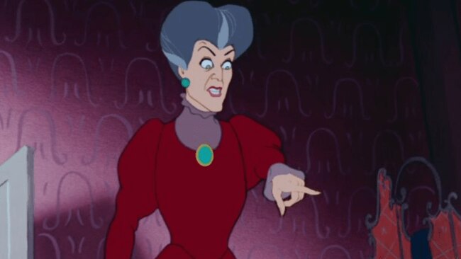 We're getting evil stepmother vibes here. Source: Disney