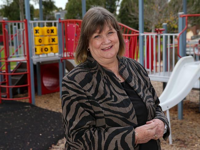 Carol Walker, 64, sorted out her resume and is now a relief childcare educator. Picture: Ian Currie