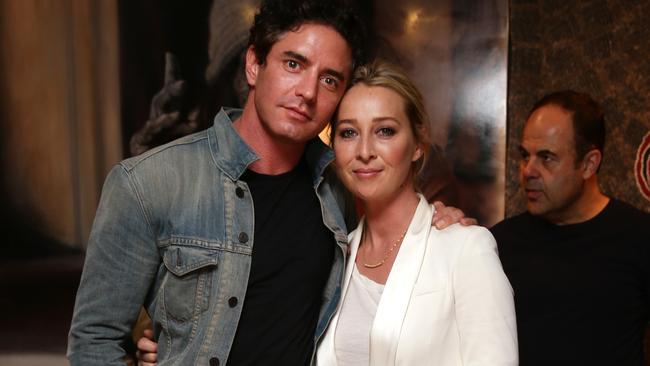 Vincent Fantauzzo stars with his wife Asher Keddie on her TV show Offspring. Picture: Jonathan Ng