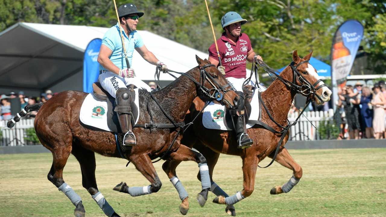 POP-UP POLO: Riders like Ric McCarthy and Zac Hagedoorn could soon be on their way to Bundaberg. Picture: Allan Reinikka ROK090618apolo16