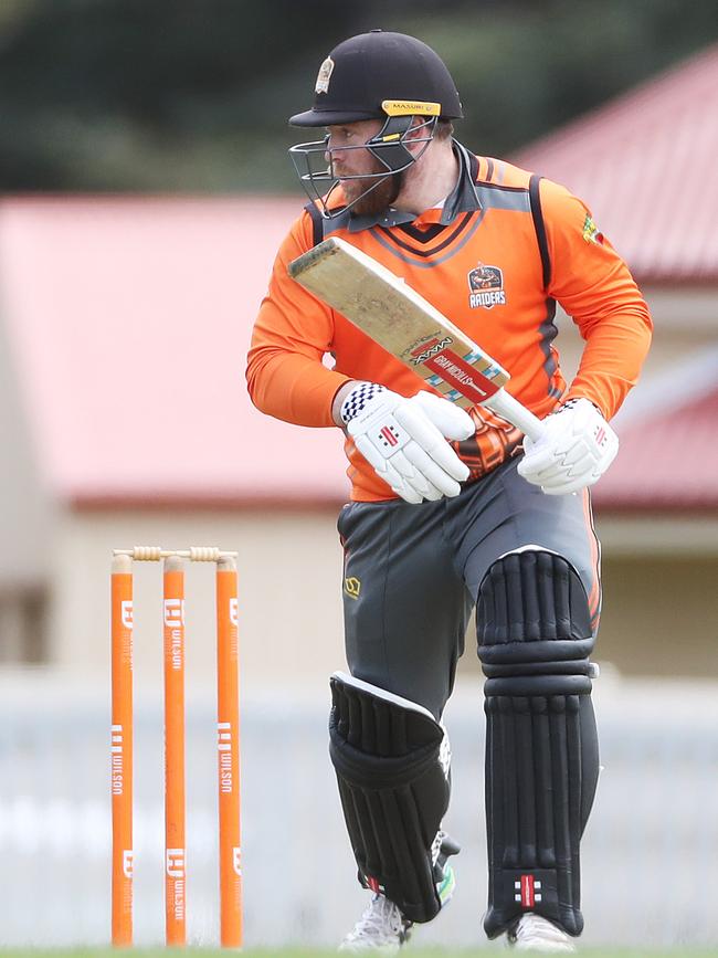 Greater Northern batsman Alistair Taylor will look to recreate his form at the start of the season as the Raiders chase a finals spot. Picture: Nikki Davis-Jones