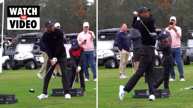 Tiger Woods' son is exactly like dad