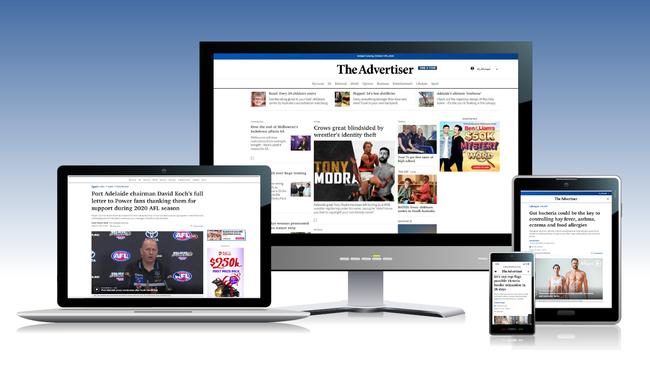 The new Advertiser website is designed for speed, clarity and ease of navigation.