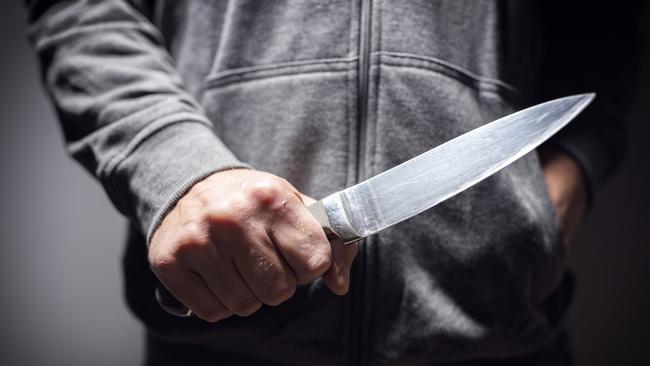 A man was threatened at knife-point in Logan.