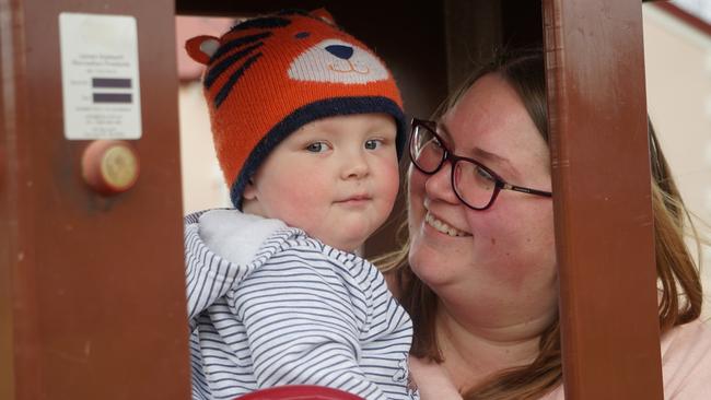 Mount Gambier's Amy Watt and son Edward. Picture: Jessica Ball