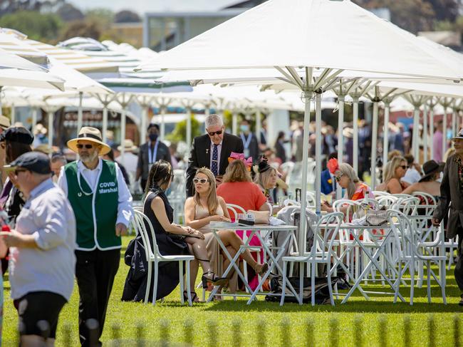 Crowds return to Flemington. Picture: Jason Edwards