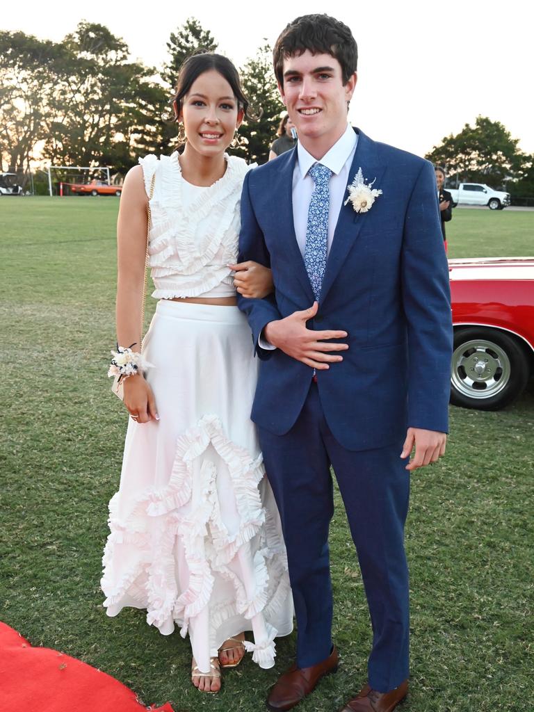 Ava Mann and Brodie Pidgeon at the 2024 Rockhampton Grammar School formal.