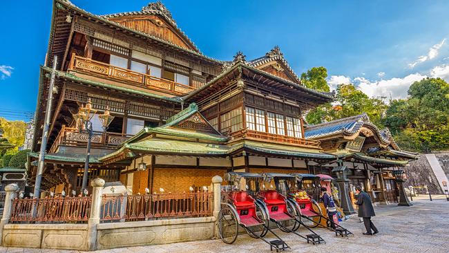 Dogo Onsen bath house, one of Japan's oldest bath houses.