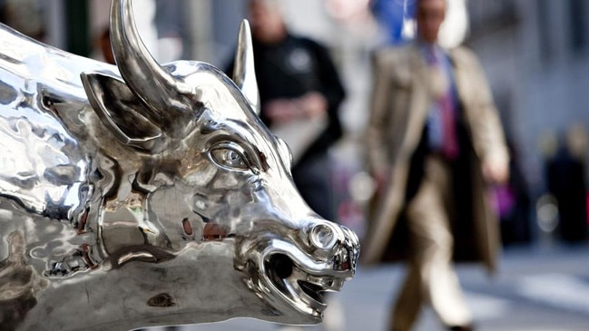 The bulls have been running hard in the US stockmarket. Picture: Daniel Acker/Bloomberg